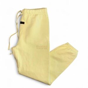 Essentials Soft Yellow Joggers